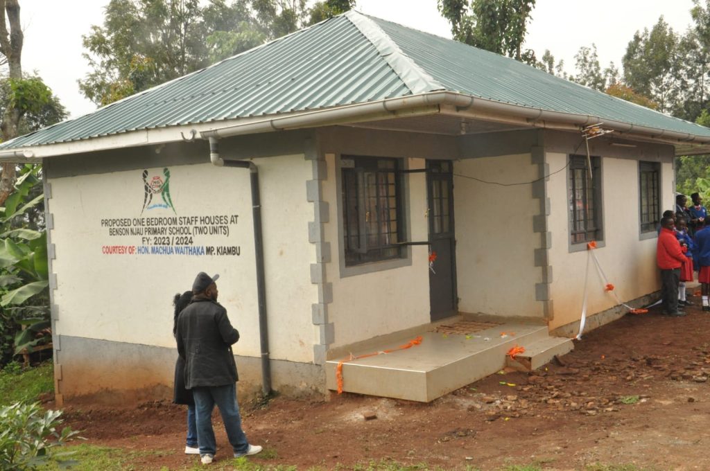 Staff House at Benson Njau Primary School in Tinganga