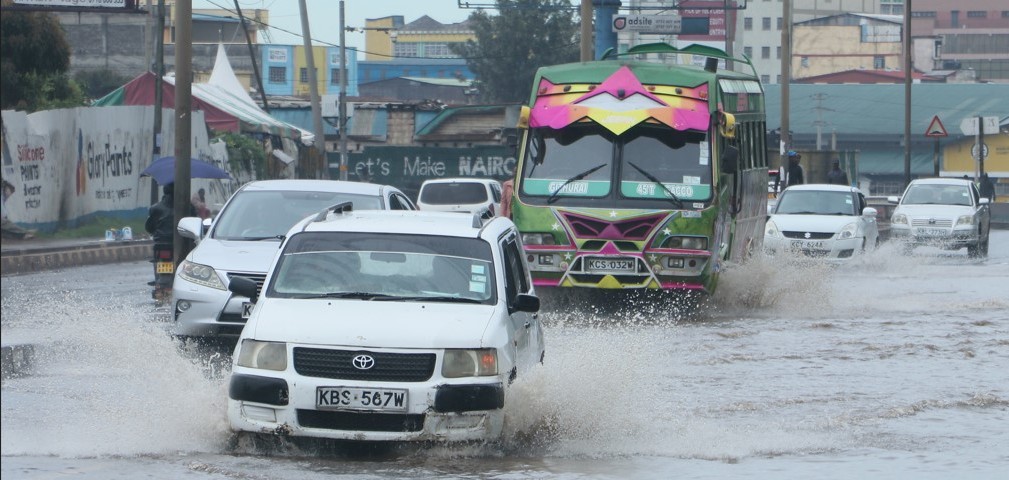 Kenya Met issues alert as heavy rains threaten Nairobi, Kiambu and other regions with flooding from Thursday