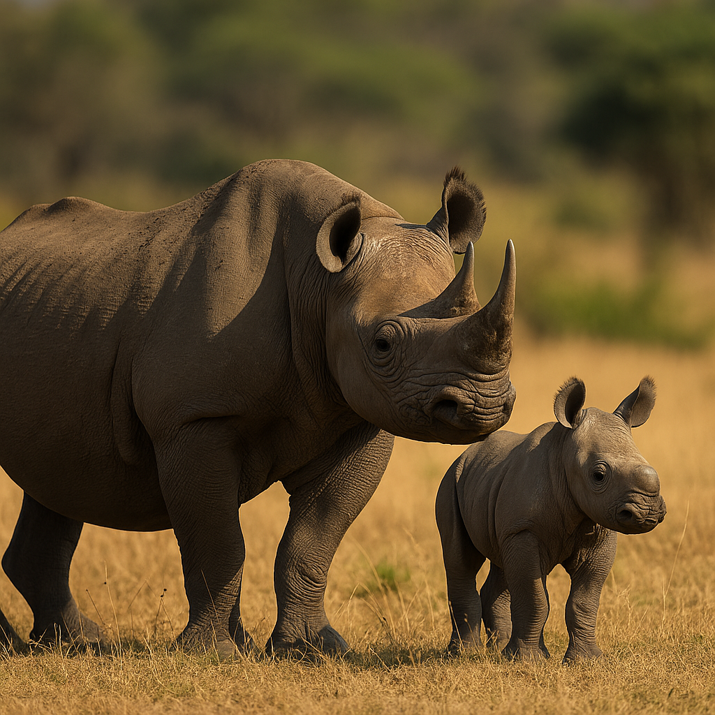 Kenya Wildlife Service begins historic 15-day tagging exercise for over 100 Black Rhinos, following birth of rare calf
