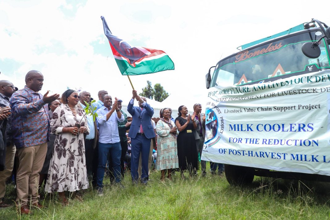 CS Mutahi Kagwe boosts Nyeri dairy sector with 2,000-litre milk cooler, empowering 1,500 local farmers