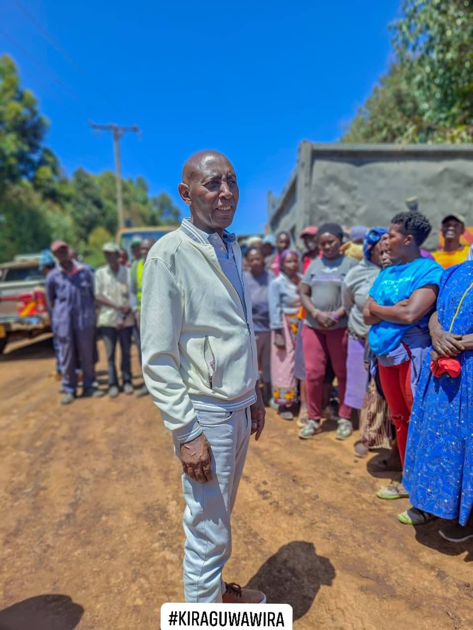 Limuru MP John Kiragu inspects ongoing Ndeiya road projects, promises faster access and local jobs