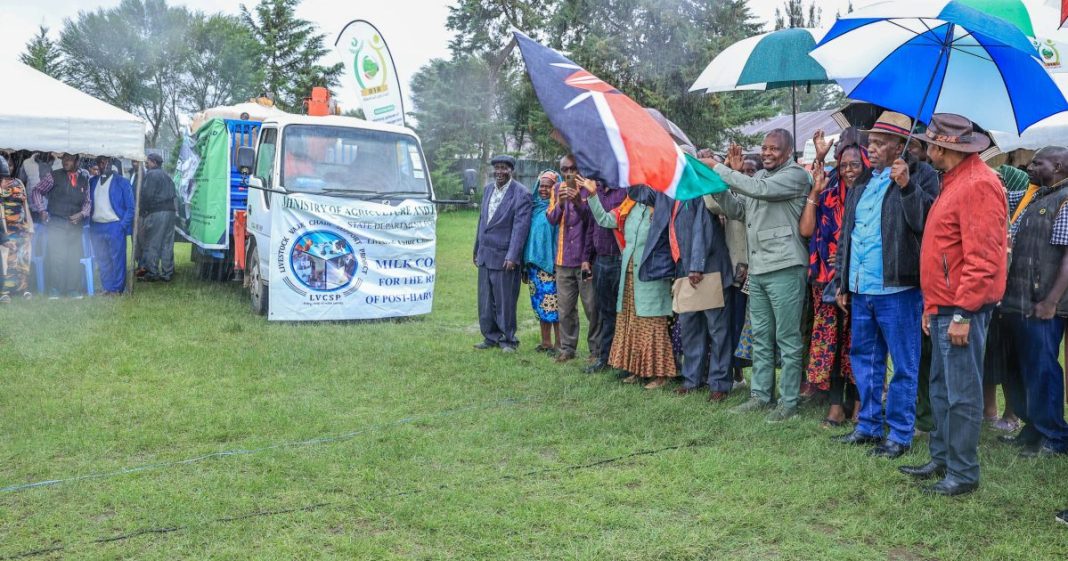 Nyeri dairy farmers gain 12 solar-powered bulk milk coolers boosting daily milk processing and income growth