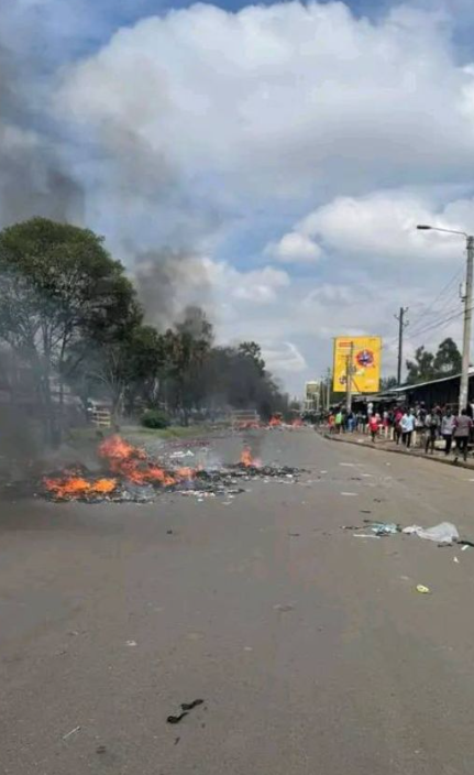 Jogoo Road brought to standstill as Makongeni residents protest planned evictions for affordable housing project