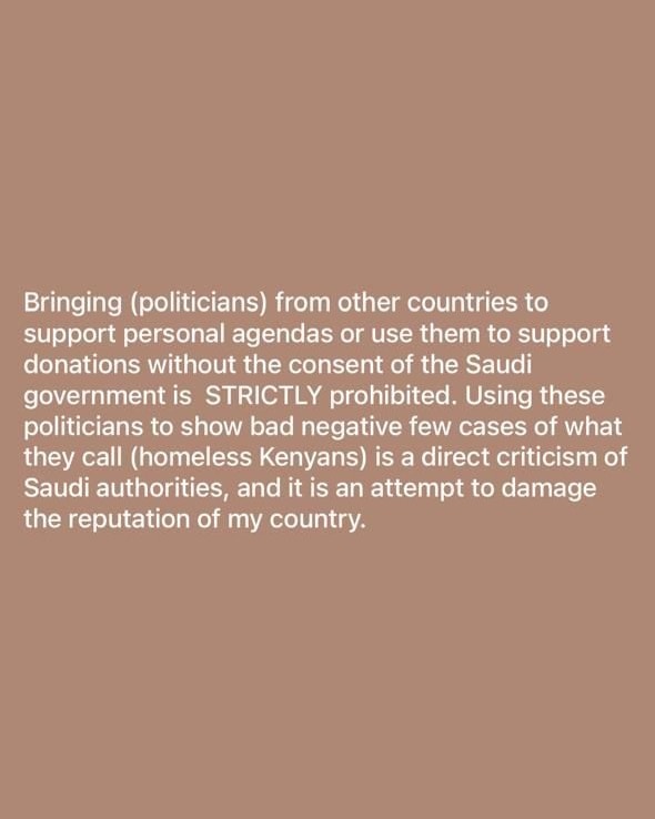 Arrest of Kenyan whistleblower ‘Kiongozi’ in Saudi Arabia following threats, reignites fears of migrant abuse as Senator Karungo Thang’wa demands intervention