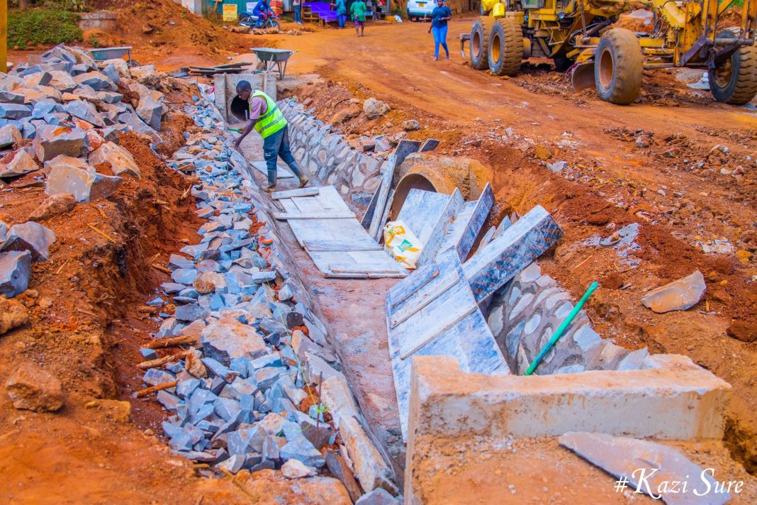 Kiamumbi marks historic milestone as tarmacking of key highway begins after drainage completion, signalling major upgrade for Kiambu Town
