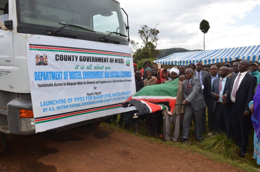 Nyeri unveils major water projects and massive tree-planting drive as Governor Kahiga highlights climate action progress