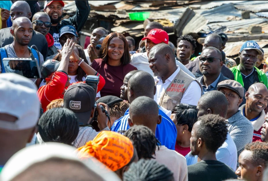 CS Ruku delivers relief to Mathare fire victims as he warns leaders against divisive politics and empty rhetoric
