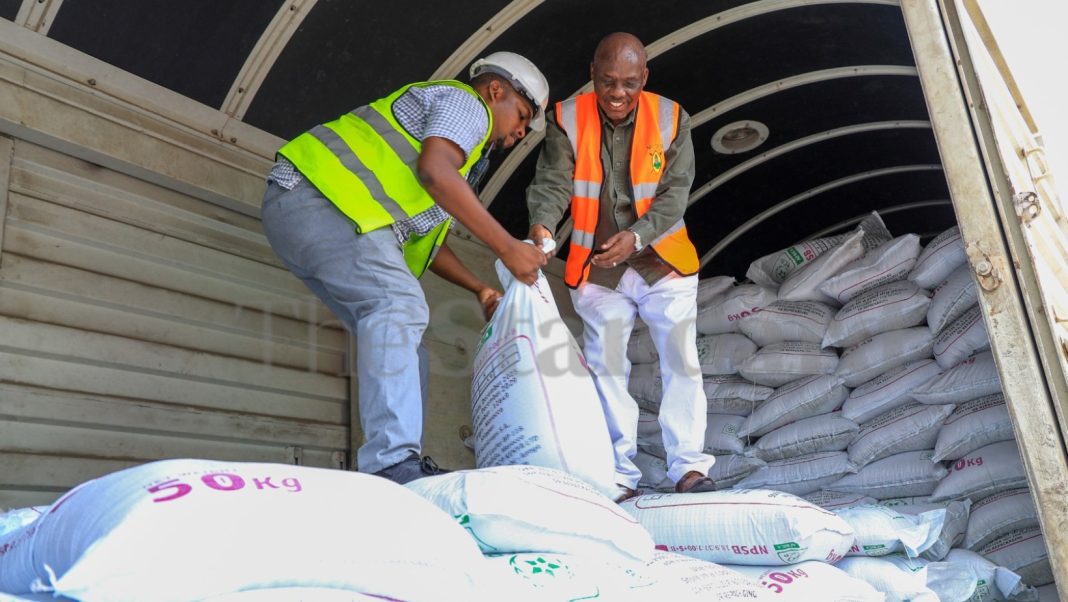 Government rolls out three million fertiliser bags nationwide