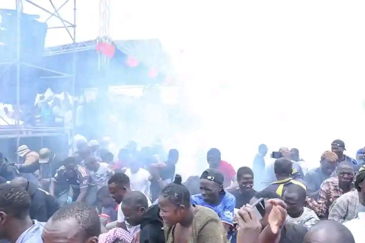 Teargas fired at Amalemba grounds ahead of Linda Mwananchi rally