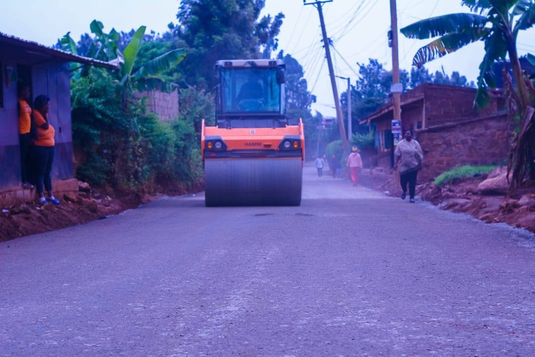 Kiambu MP Machua Waithaka kicks off Ngegu–Edenville Road tarmacking