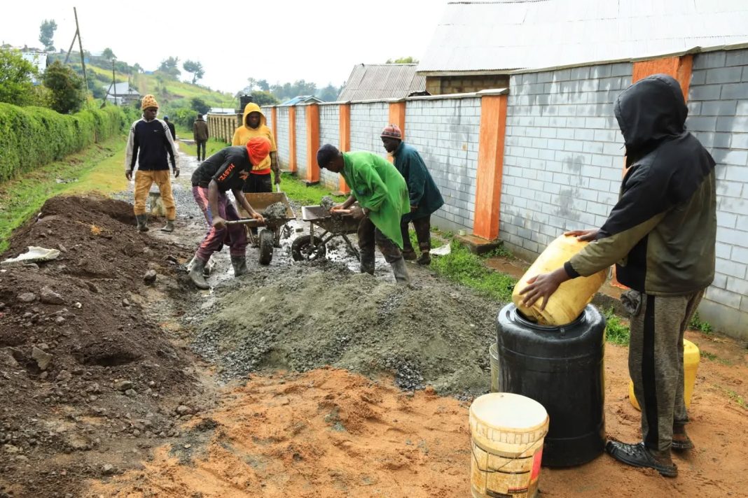 Kiambu Boresha Barabara upgrades Kambaa Catholic Road in Lari