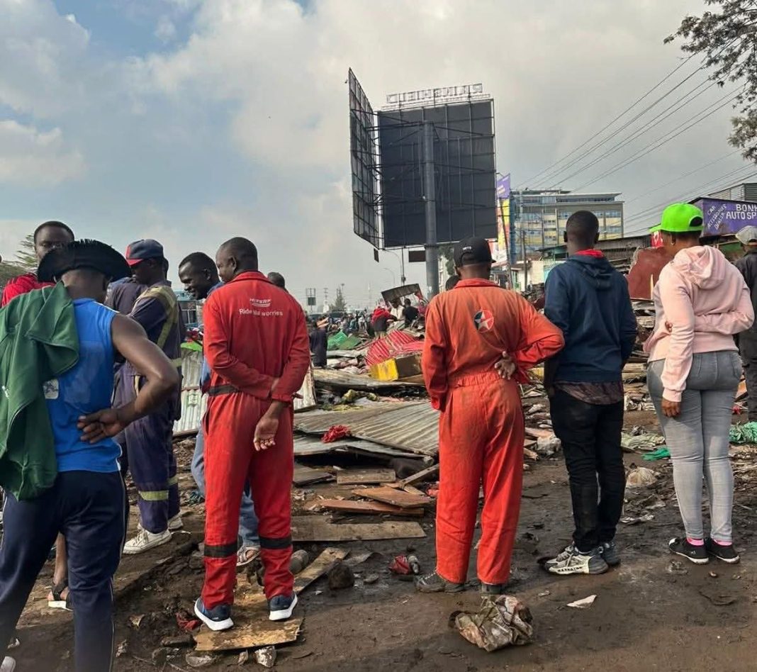 Roysambu traders suffer losses after KeNHA demolitions