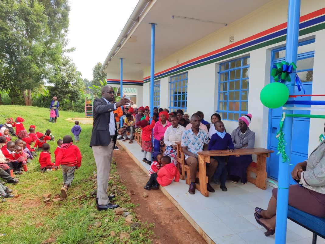 Wamatangi launches modern Githioro ECDE classrooms