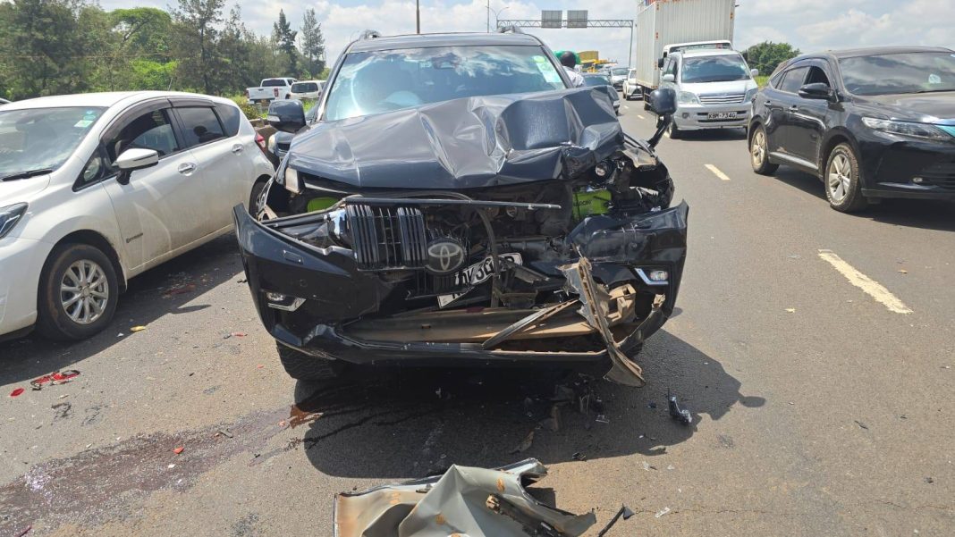 Limuru MP John Kiragu Chege survives serious road accident