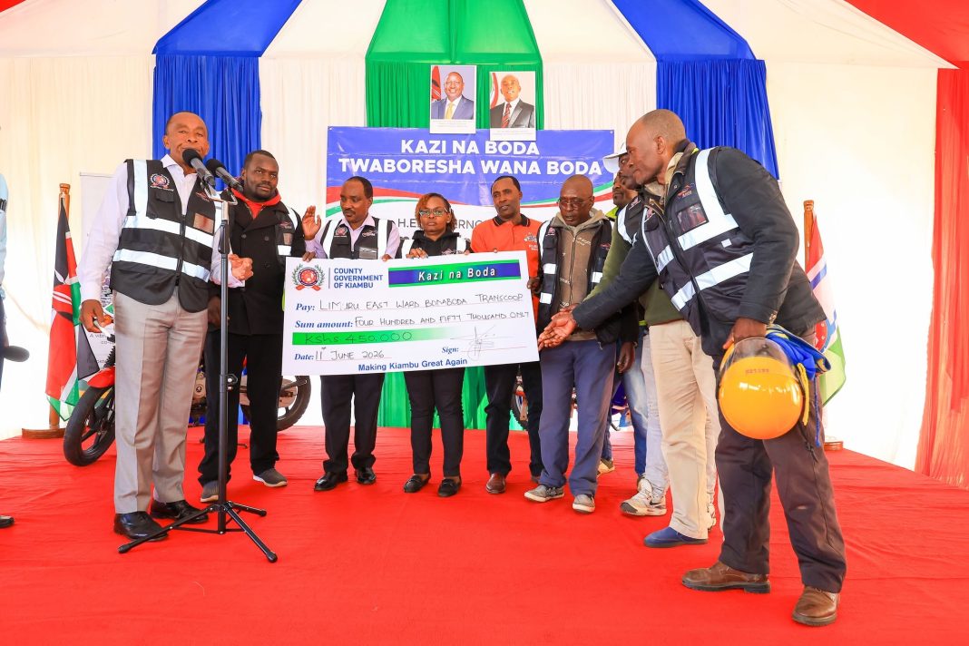 Limuru boda boda SACCOs receive funding boost