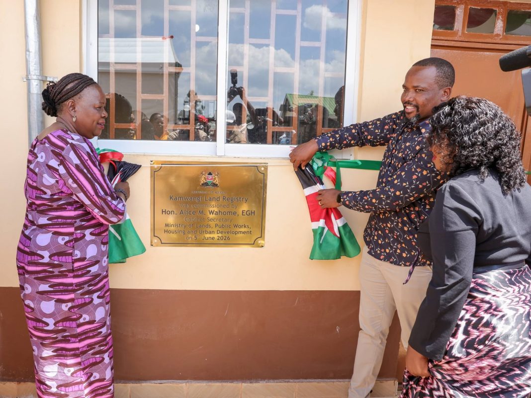 Kamwangi Lands Registry officially commissioned